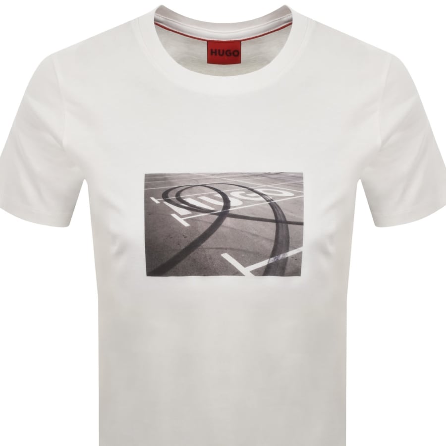 Image number 2 for HUGO Dostino T Shirt Off White