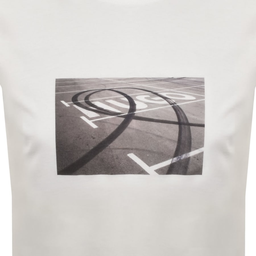 Image number 3 for HUGO Dostino T Shirt Off White