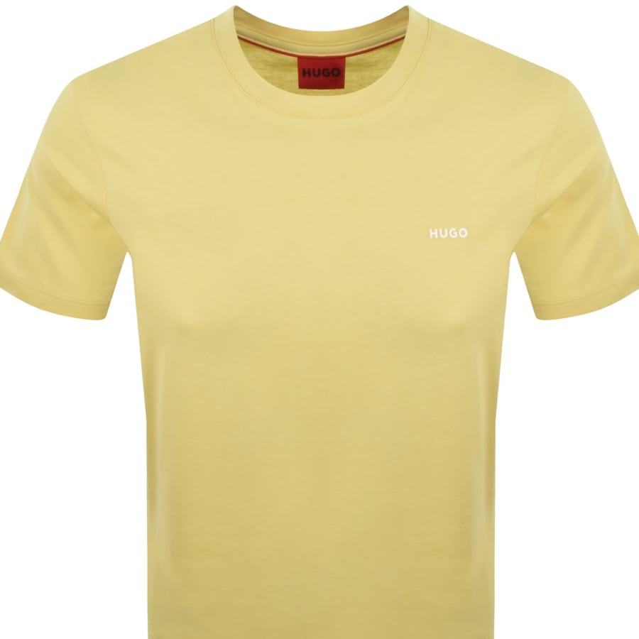 Image number 2 for HUGO Dero222 T Shirt Yellow
