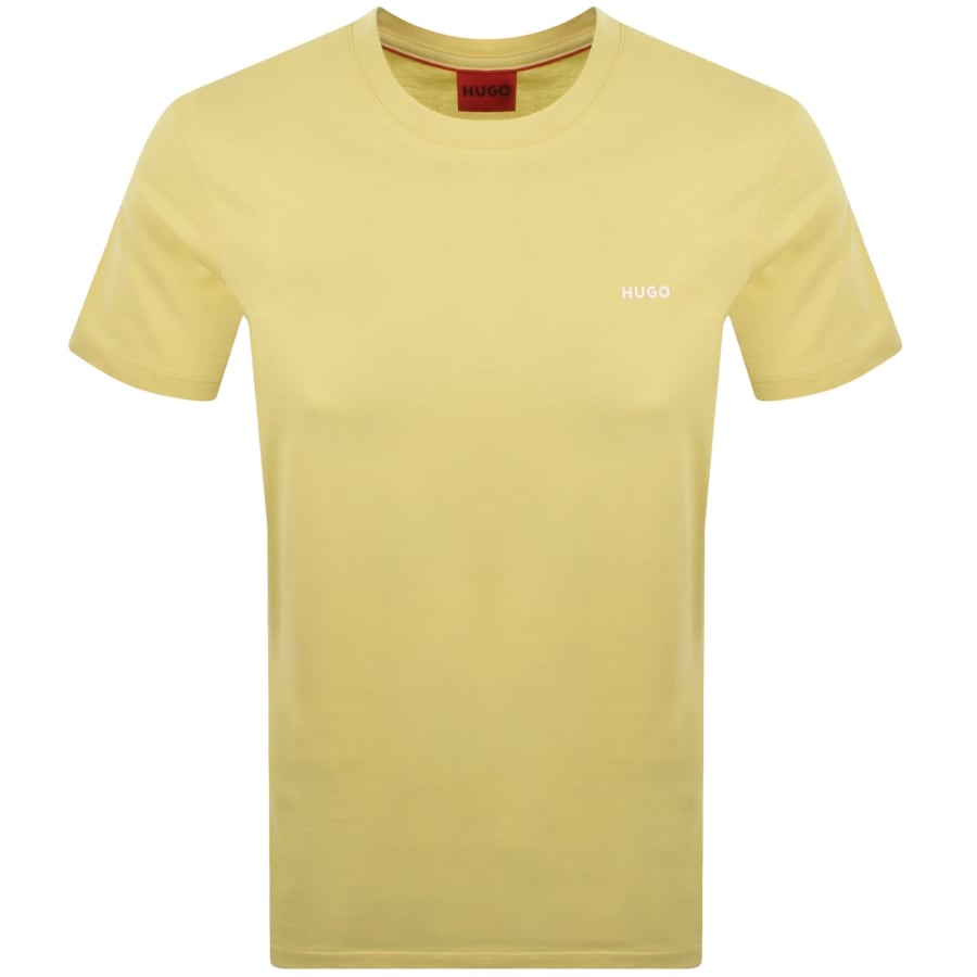 Image number 1 for HUGO Dero222 T Shirt Yellow