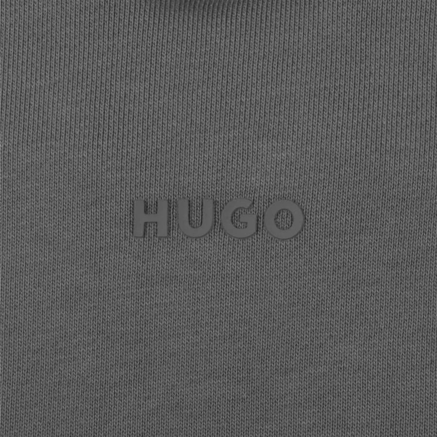 Image number 3 for HUGO Dapo Hoodie Grey