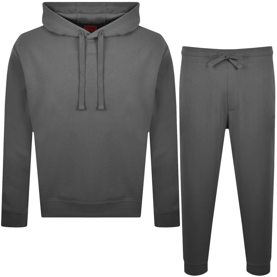 Image number 1 for HUGO Logo DapoDayote Tracksuit Grey