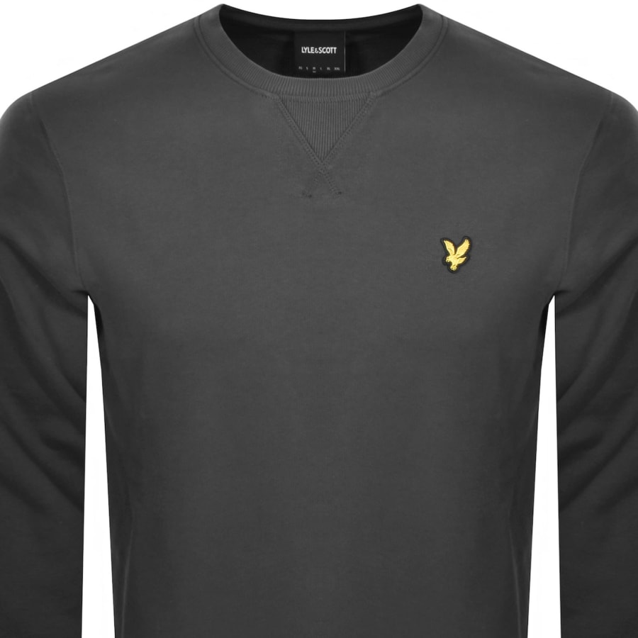 Image number 2 for Lyle And Scott Crew Neck Sweatshirt Grey