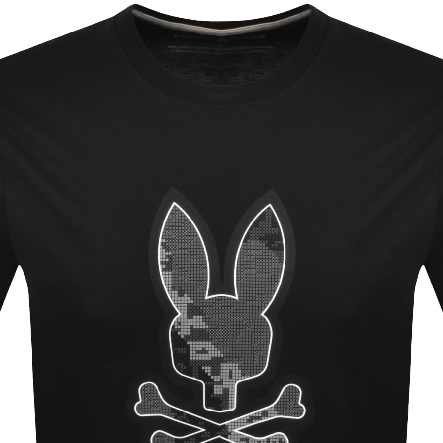 Image number 2 for Psycho Bunny Oliver Graphic T Shirt Black