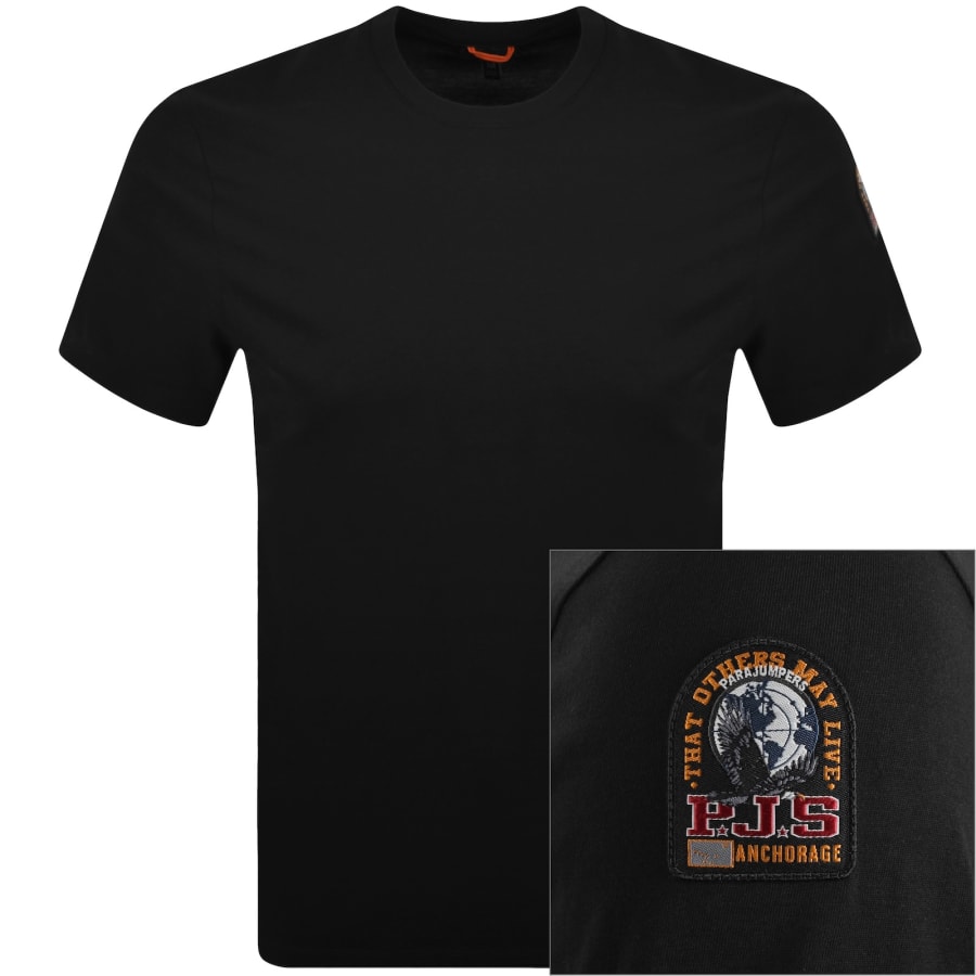 Image number 1 for Parajumpers Shispare T Shirt Black