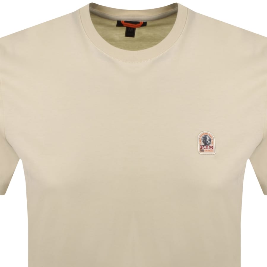 Image number 2 for Parajumpers Patch T Shirt Beige