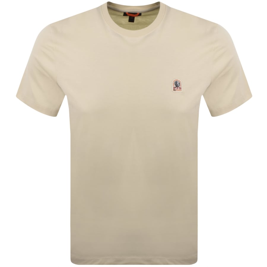 Image number 1 for Parajumpers Patch T Shirt Beige