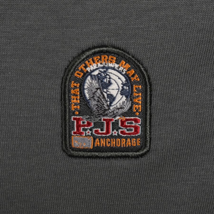 Image number 3 for Parajumpers Patch T Shirt Grey