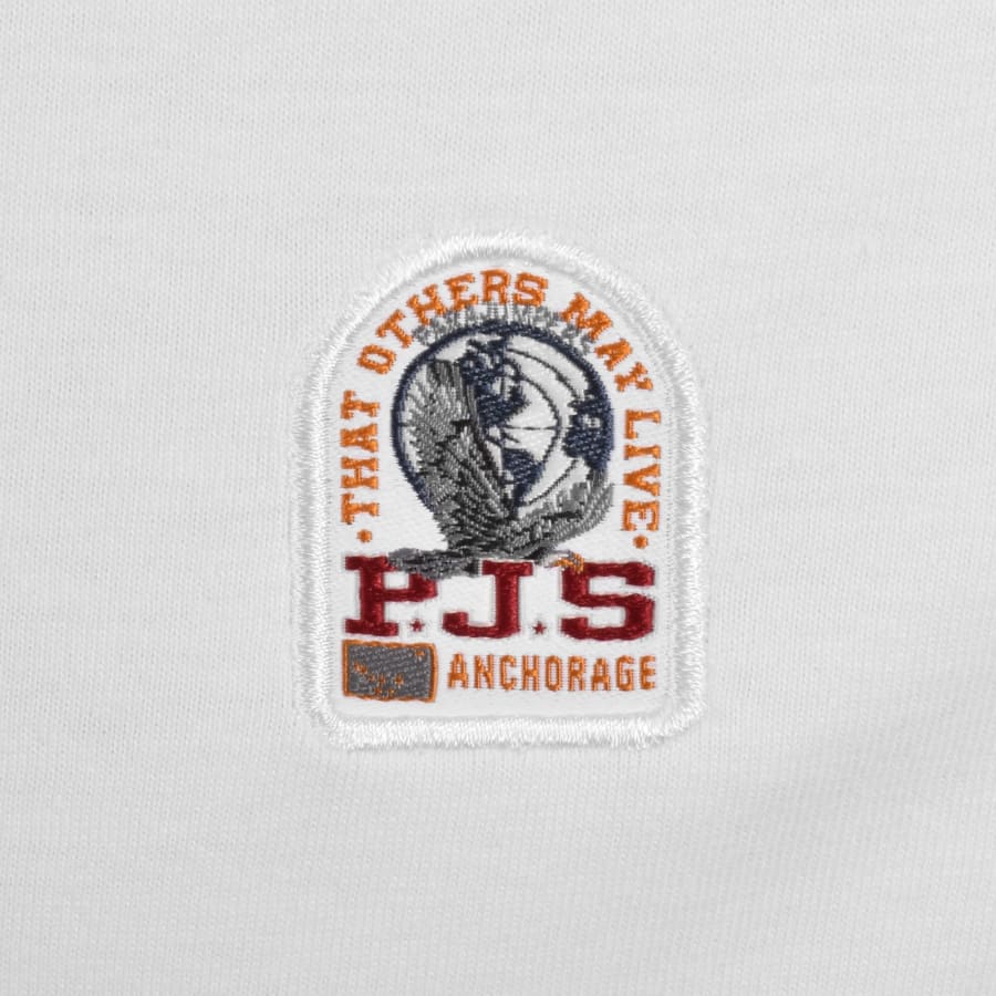 Image number 3 for Parajumpers Patch T Shirt White
