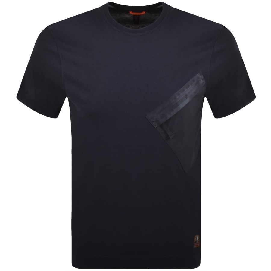 Image number 2 for Parajumpers Baildon T Shirt Ink Blue