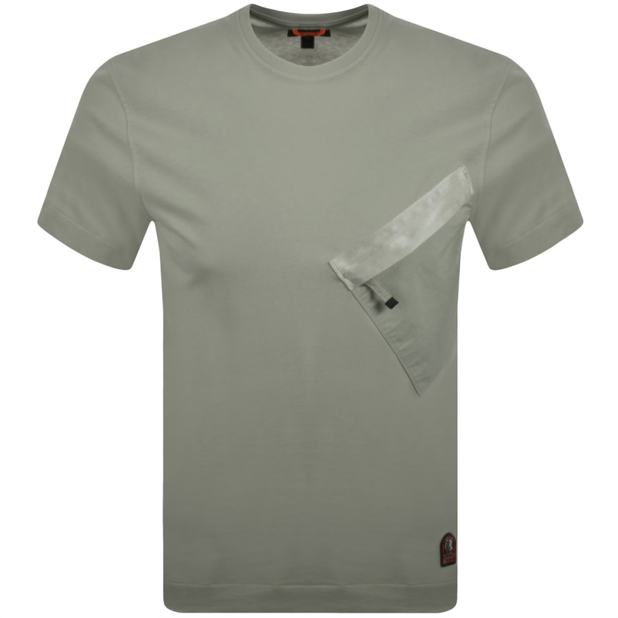Image number 2 for Parajumpers Baildon T Shirt Grey