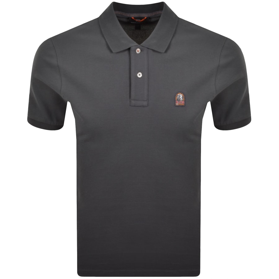 Image number 1 for Parajumpers Wellington Polo T Shirt Grey