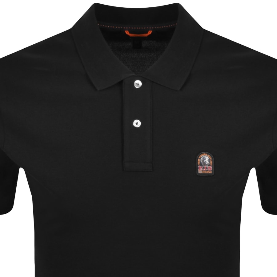 Image number 2 for Parajumpers Wellington Polo T Shirt Black