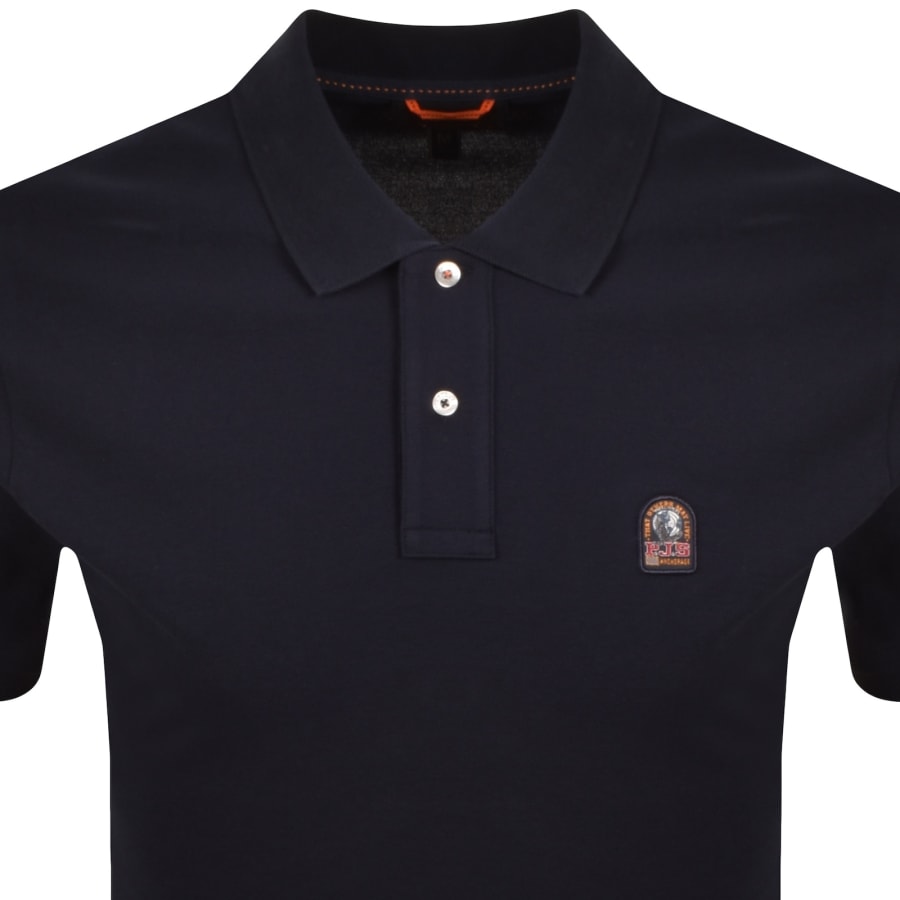 Image number 2 for Parajumpers Wellington Polo T Shirt Navy