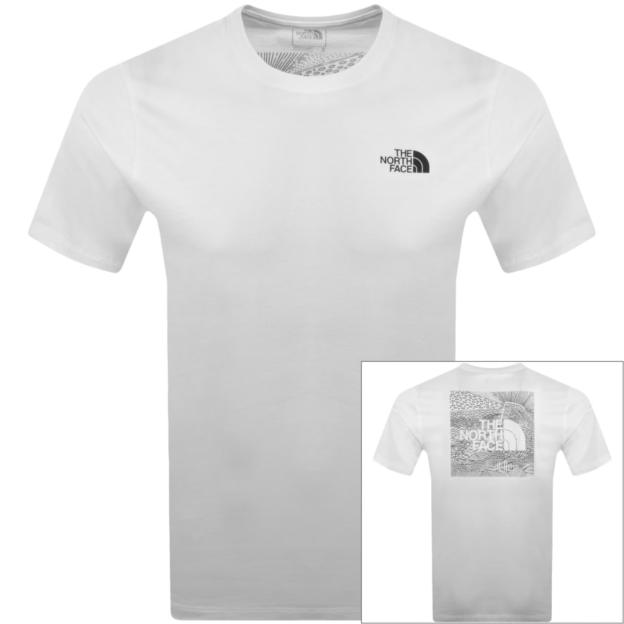 Image number 1 for The North Face Box Celebration T Shirt White