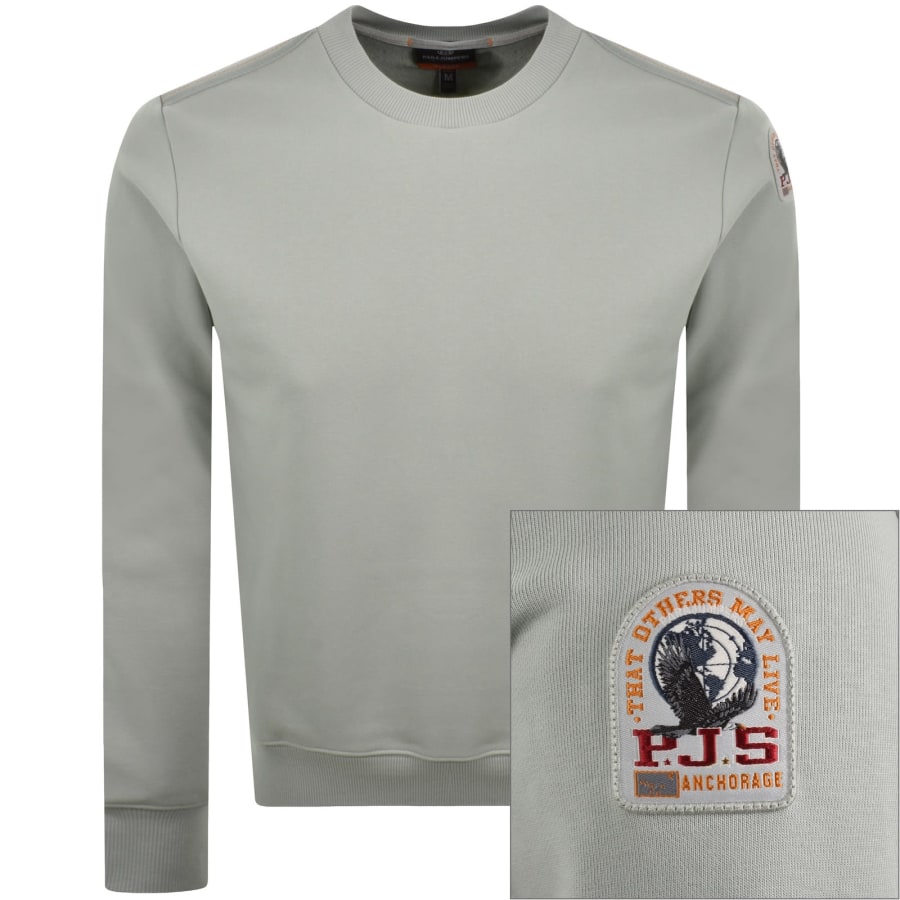 Image number 1 for Parajumpers K2 Sweatshirt Fresh Grey