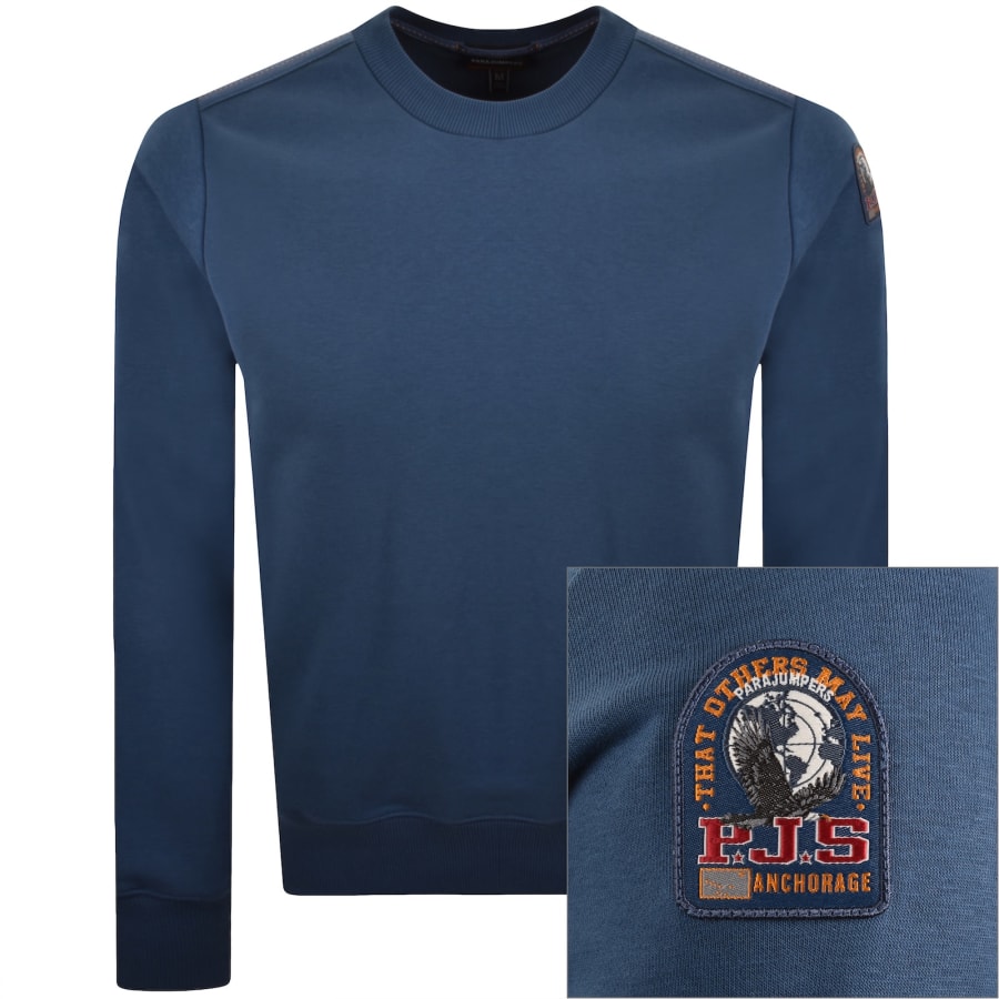 Image number 1 for Parajumpers K2 Sweatshirt True Blue