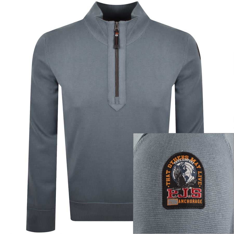 Image number 1 for Parajumpers Basic Scoe Jumper Blue