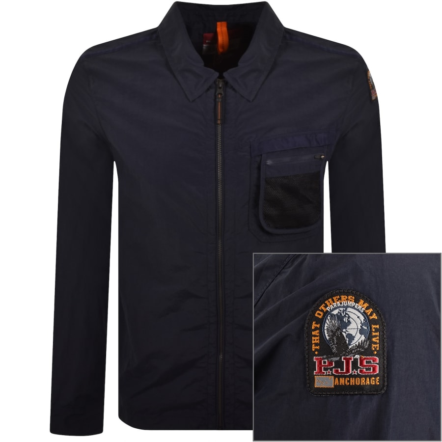 Image number 1 for Parajumpers Wymond Overshirt Navy