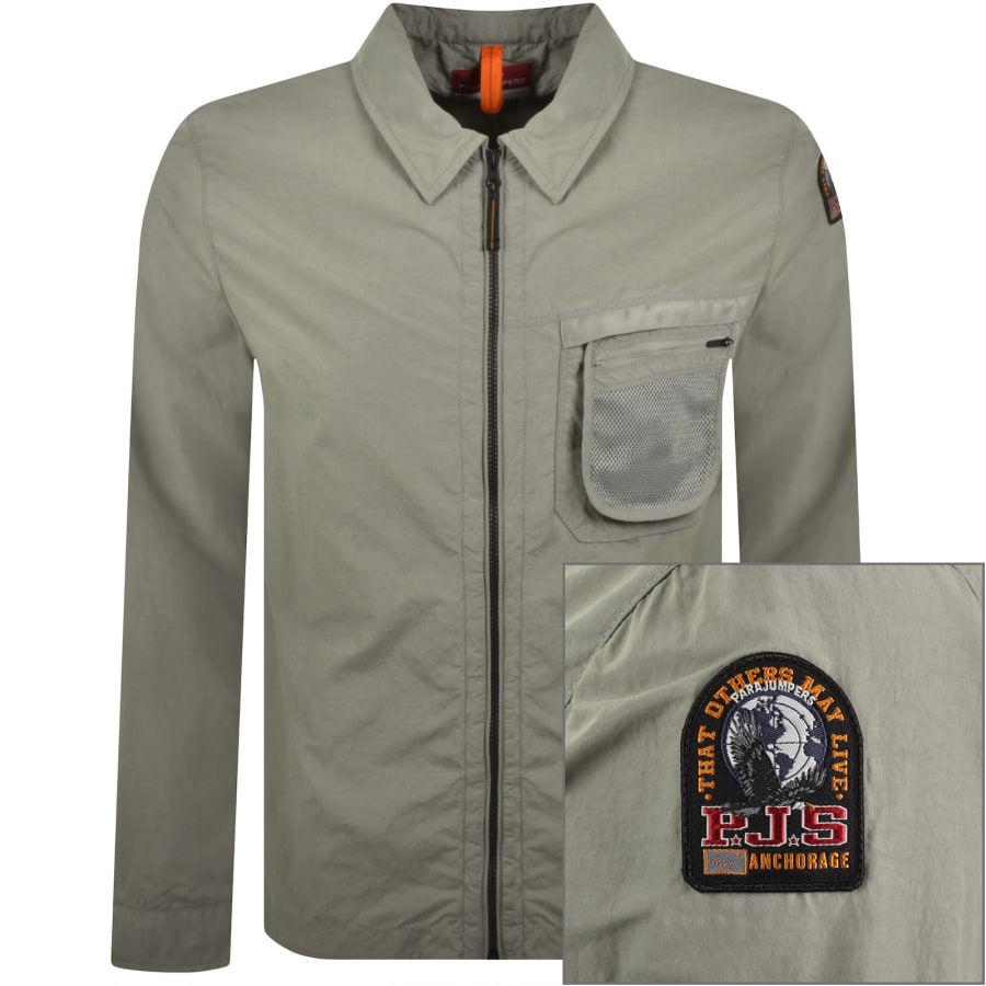 Image number 1 for Parajumpers Wymond Overshirt Grey