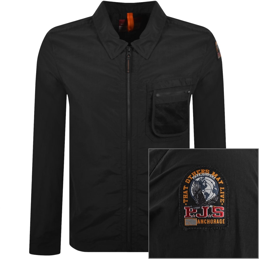 Image number 1 for Parajumpers Wymond Overshirt Black