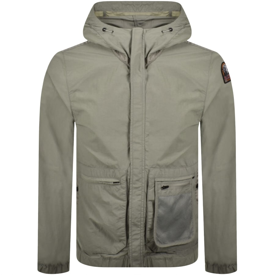 Image number 2 for Parajumpers Rube Hooded Jacket Grey