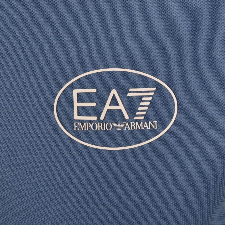 Image number 3 for EA7 Emporio Armani Logo Polo Blue