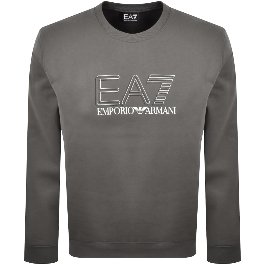 Image number 1 for EA7 Emporio Armani Logo Sweatshirt Grey