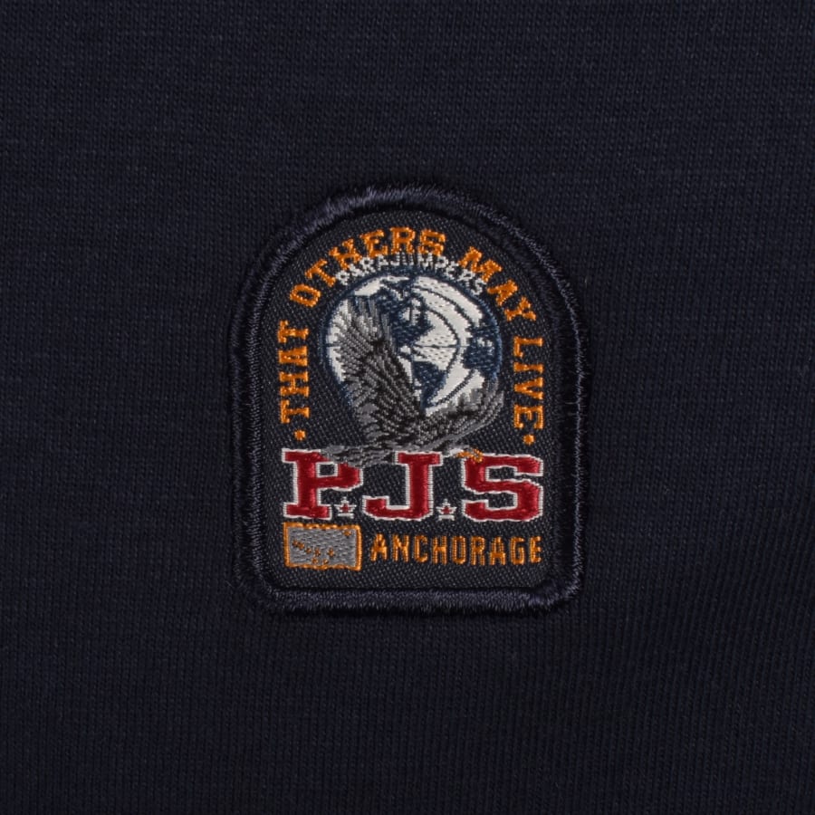 Image number 3 for Parajumpers Patch T Shirt Navy