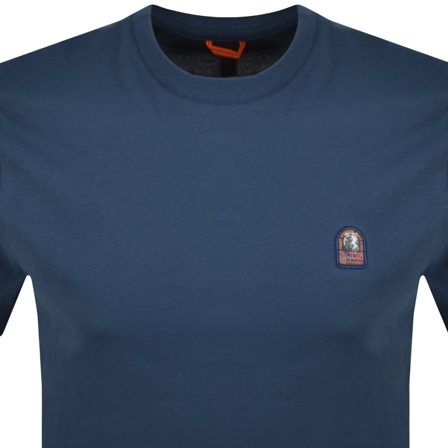 Image number 2 for Parajumpers Patch T Shirt True Blue