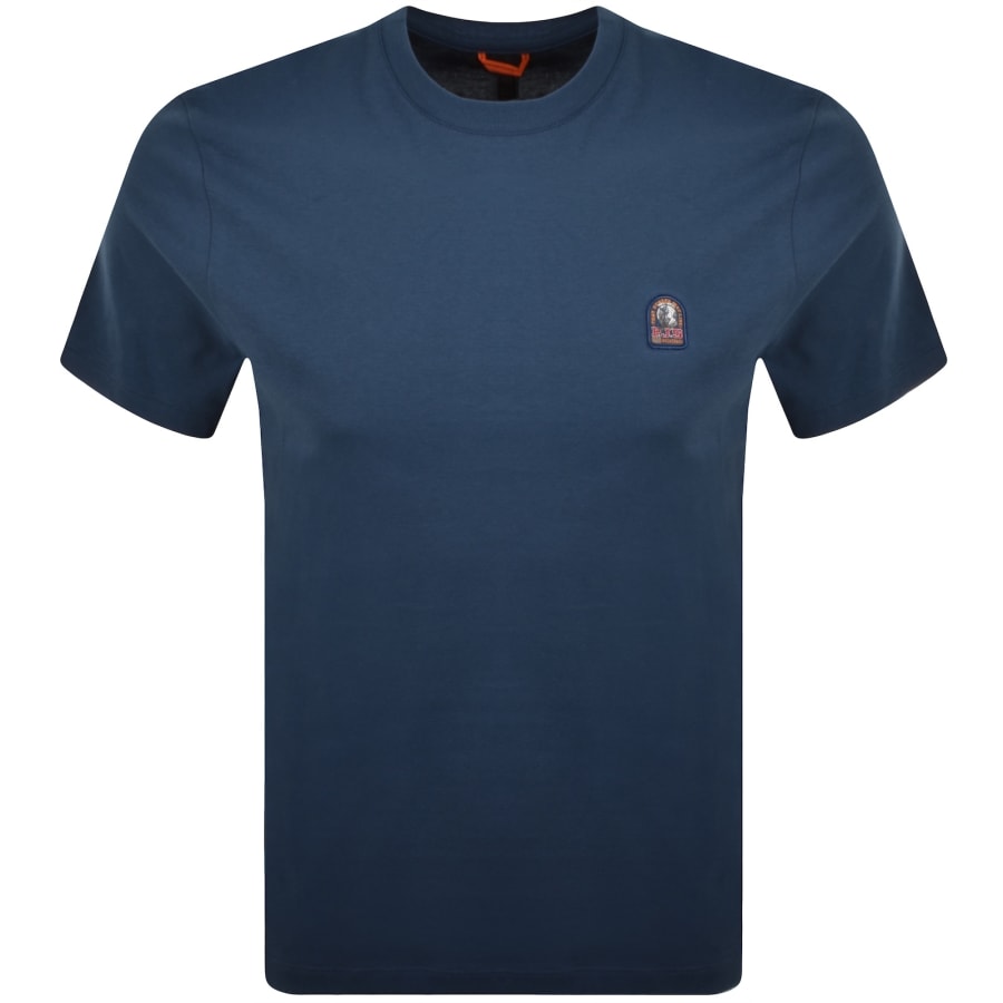 Image number 1 for Parajumpers Patch T Shirt True Blue