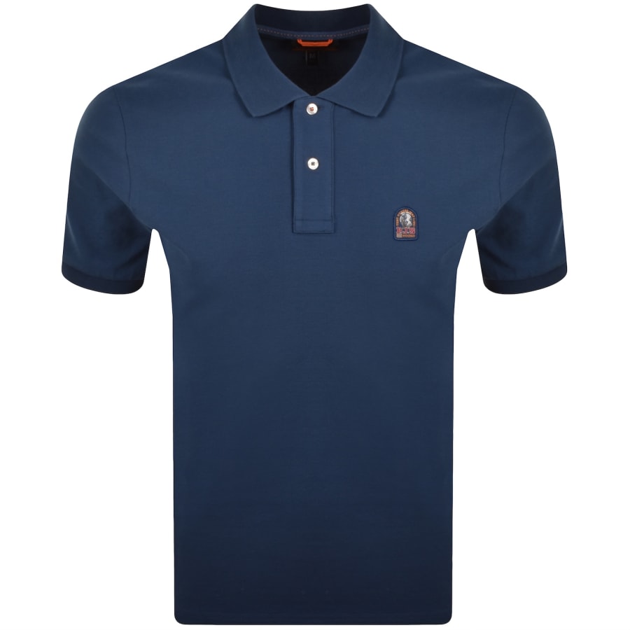 Image number 1 for Parajumpers Wellington Polo T Shirt True Blue