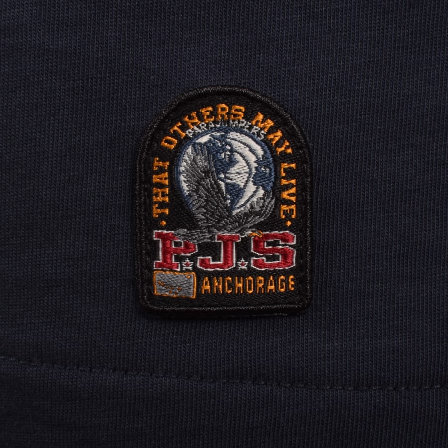 Image number 3 for Parajumpers Bordley Polo T Shirt Ink Blue