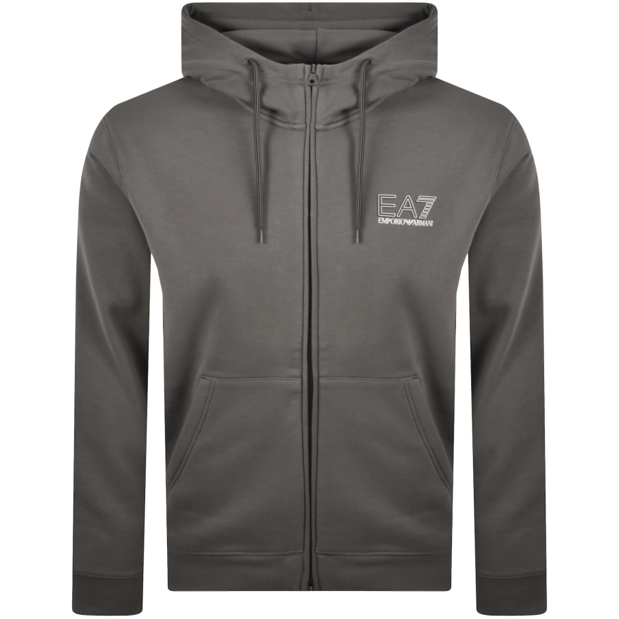 Image number 2 for EA7 Emporio Armani Logo Tracksuit Grey