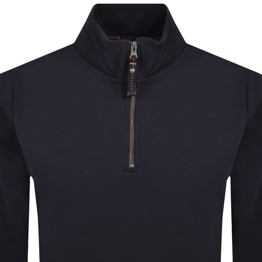 Image number 3 for Parajumpers Broad Peak Zip Sweatshirt Navy