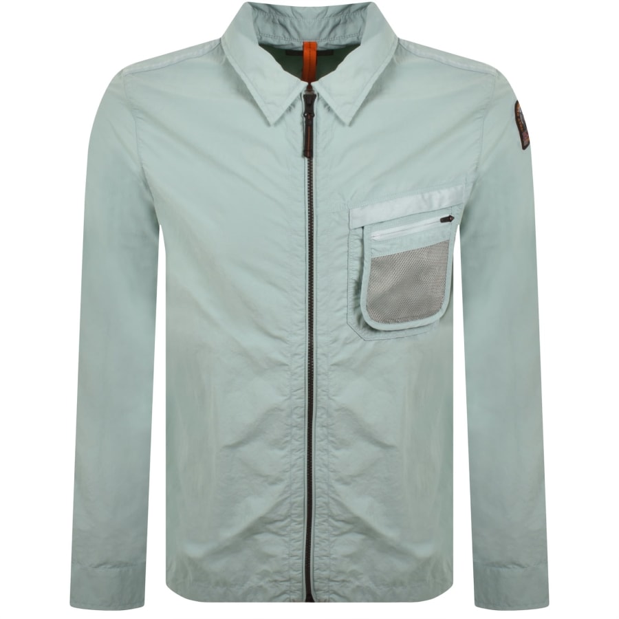 Image number 2 for Parajumpers Wymond Overshirt Mineral Green