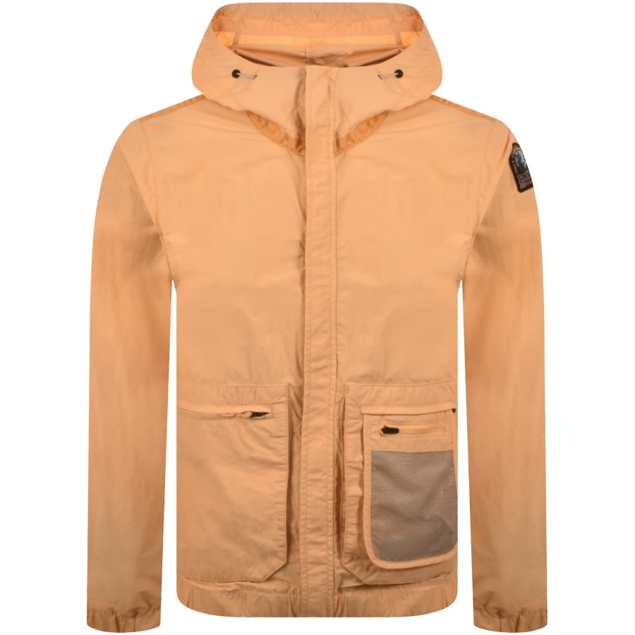 Image number 2 for Parajumpers Rube Hooded Jacket Orange