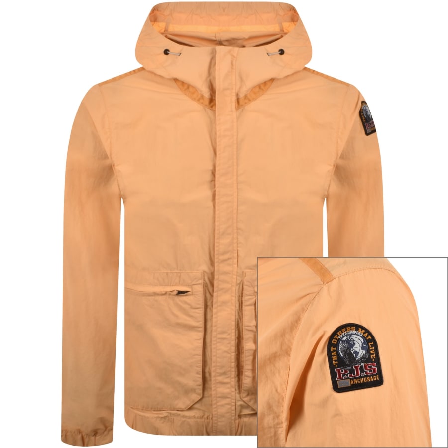 Image number 1 for Parajumpers Rube Hooded Jacket Orange