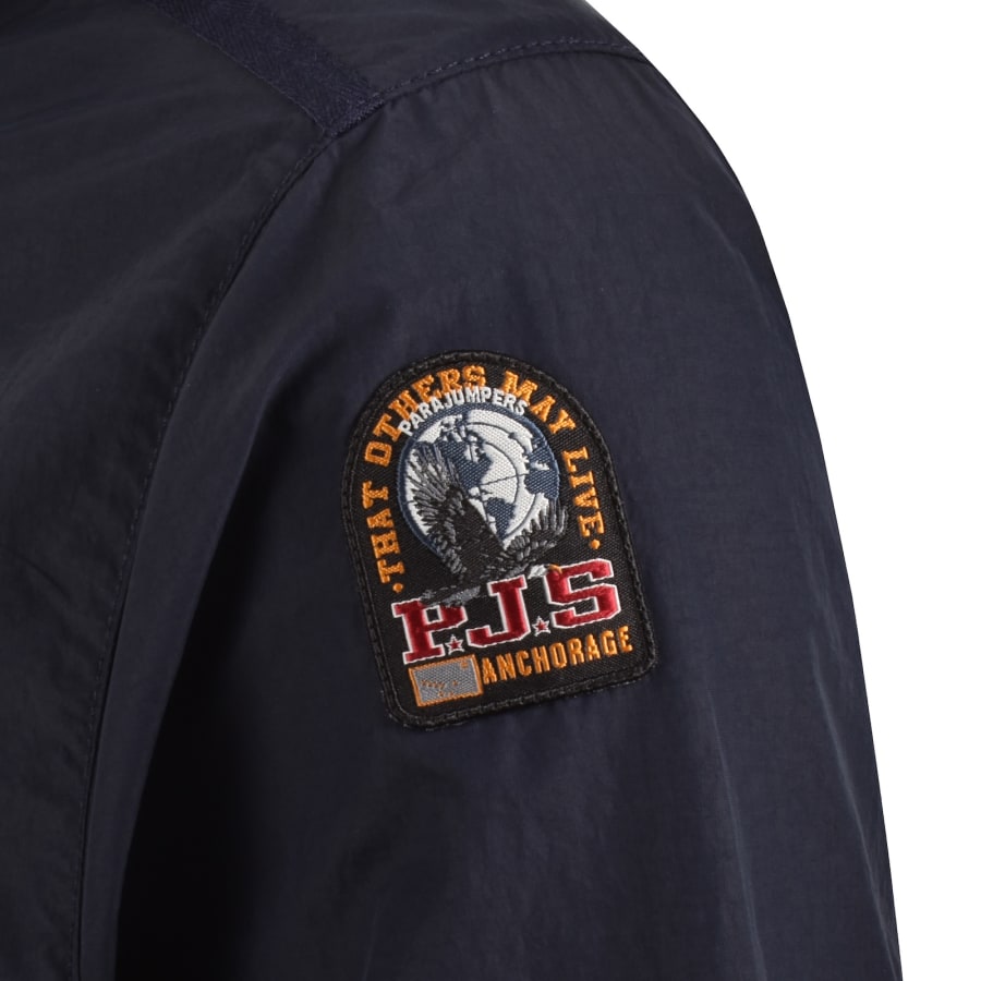 Image number 3 for Parajumpers Rube Hooded Jacket Navy