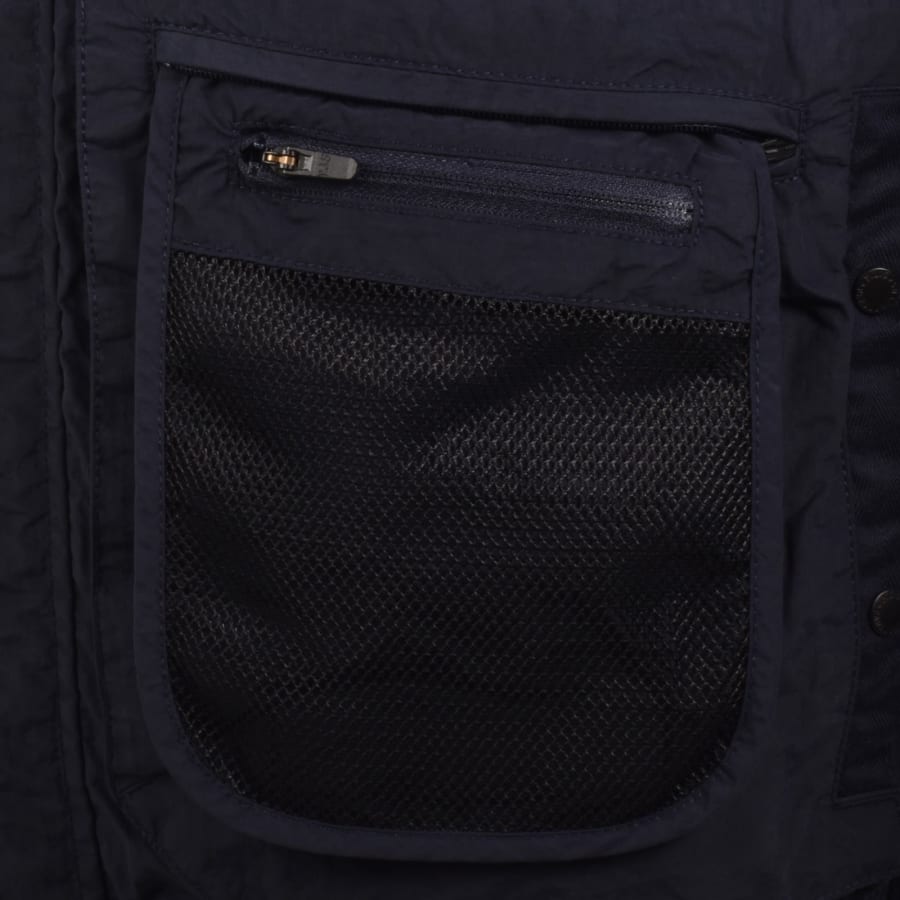 Image number 5 for Parajumpers Rube Hooded Jacket Navy