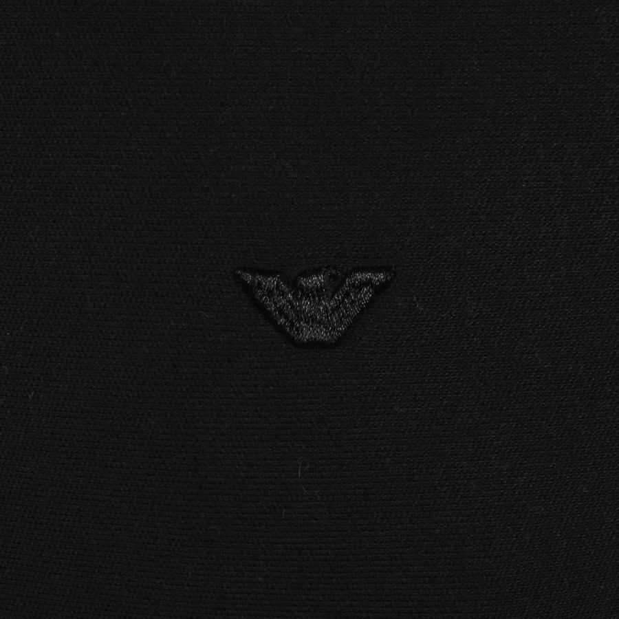Image number 4 for Emporio Armani Logo Hoodie Black