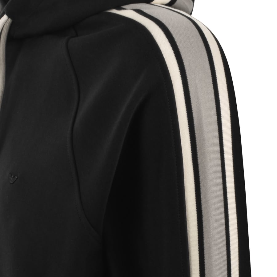 Image number 5 for Emporio Armani Logo Hoodie Black