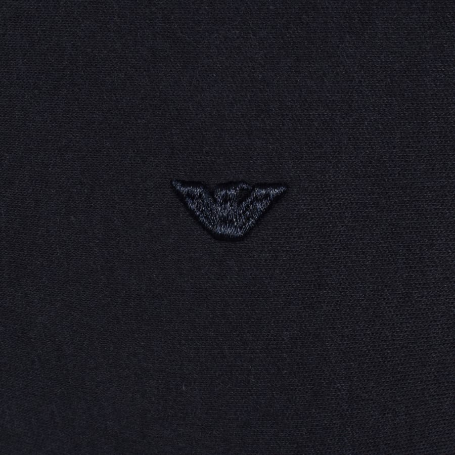 Image number 4 for Emporio Armani Logo Hoodie Navy