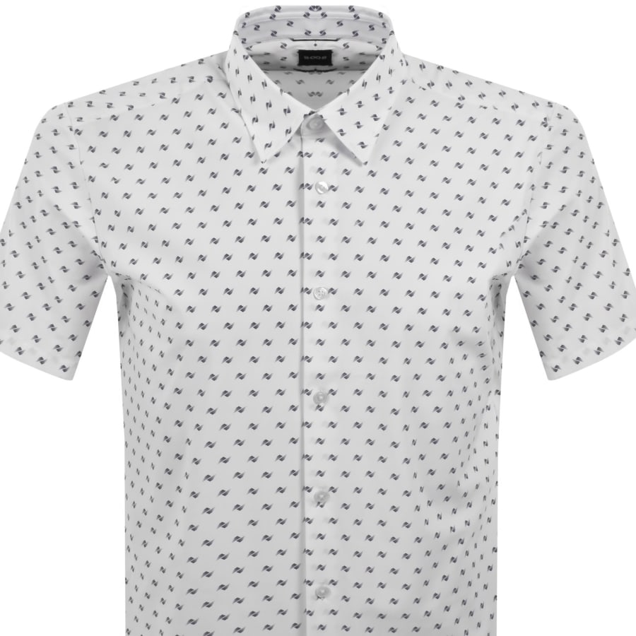 Image number 2 for BOSS Liam Regular Fit Shirt Open White