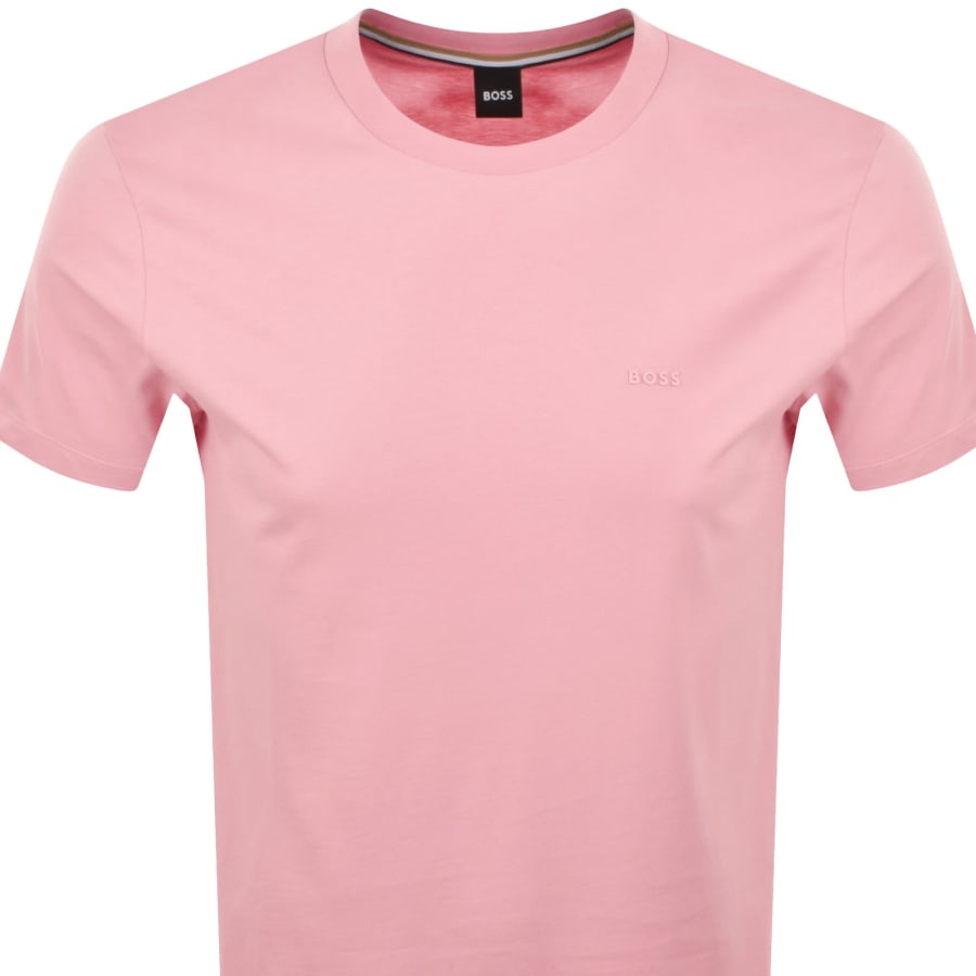 Image number 2 for BOSS Thompson 01 T Shirt Light Pink