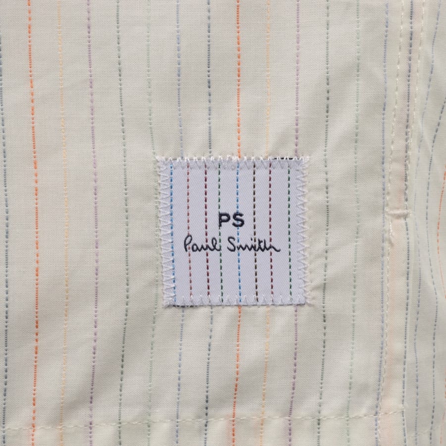 Image number 3 for Paul Smith Short Sleeve Shirt Cream