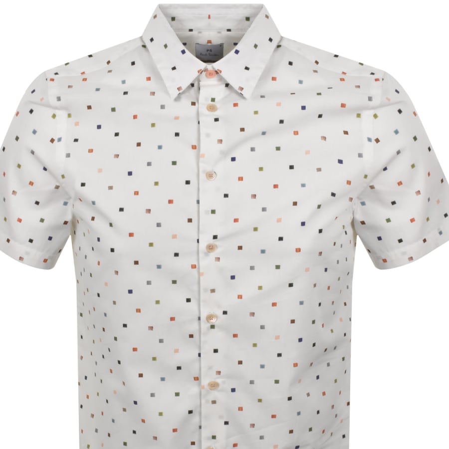 Image number 2 for Paul Smith Short Sleeve Shirt White