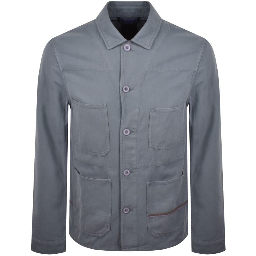 Image number 1 for Paul Smith Chore Overshirt Blue