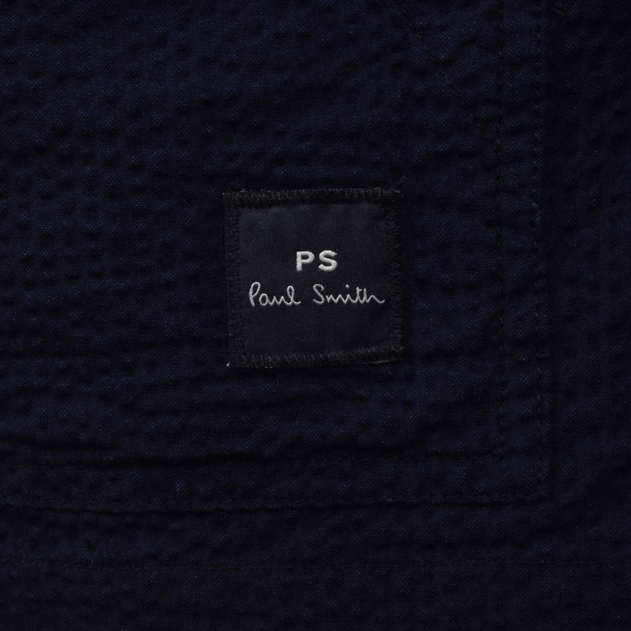 Image number 3 for Paul Smith Chore Overshirt Navy