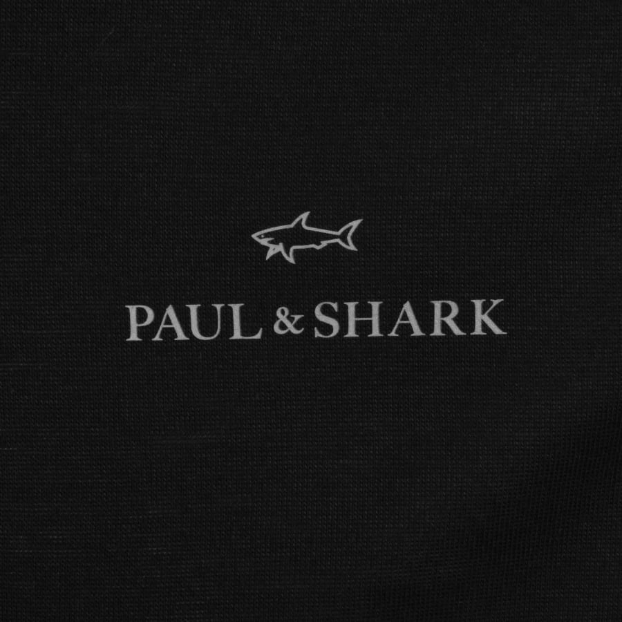 Image number 3 for Paul And Shark X-Soft Printed Logo T Shirt Black